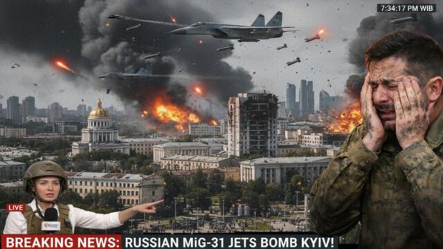 KYIV ON THE EDGE OF COLLAPSE! Dozens of Russian MiG-31s ​​bombard Without Mercy - ARMA 3