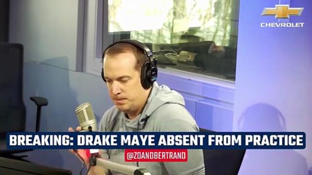 Drake Maye misses Friday practice
