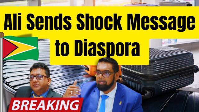 COME HOME NOW!” – President Ali Says Guyana Is About To Get VERY Rich