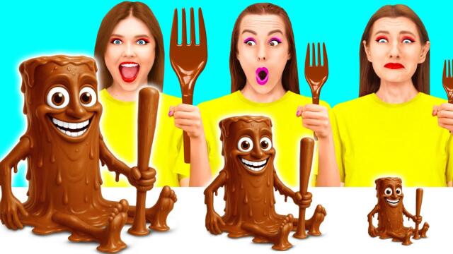 Предизвикателство за Голяма, Средна и Малка Чиния | Вкусни Рецепти за Храна HAHANOM Challenge