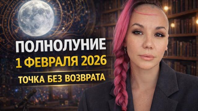 Полнолуние 1 февраля 2026 | Точка невозврата перед коридором затмений