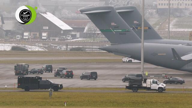 President Trump’s Vehicles Recovered by US Air Force in Zurich