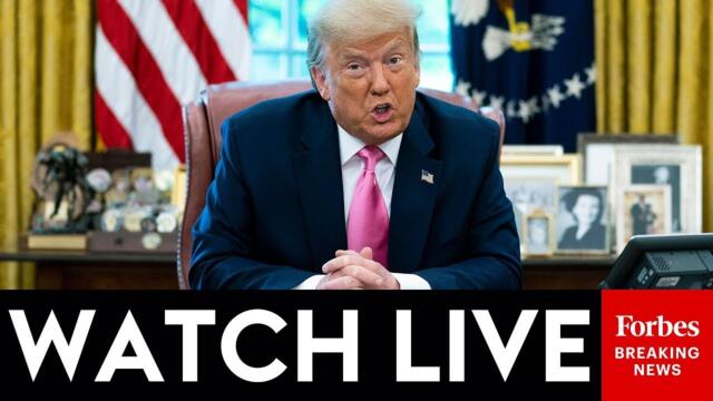 WATCH LIVE: President Trump Makes An Announcement In The Oval Office
