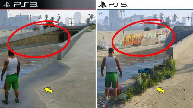 ALL Differences From the FIRST GTA 5 Version (PS3 1.00) to the LATEST Version (PC Enhanced)