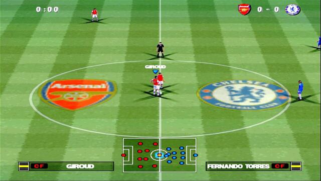 PES 2013 - Arsenal vs Chelsea | PS2