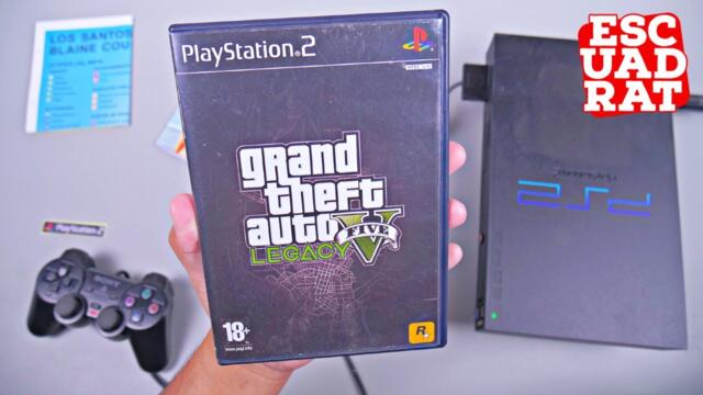 GTA 5 PS2 | Unboxing & Gameplay Grand Theft Auto V Legacy PlayStation 2 (GTA V PS2)