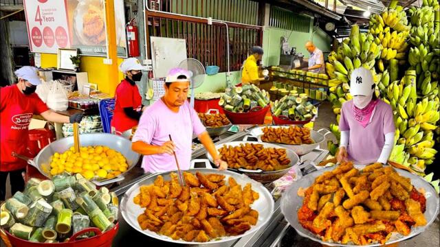 Michelin Winning! Sold Out 1000 Bamboo Sticky Rice & Fried Banana Per Day | Thai Street Food
