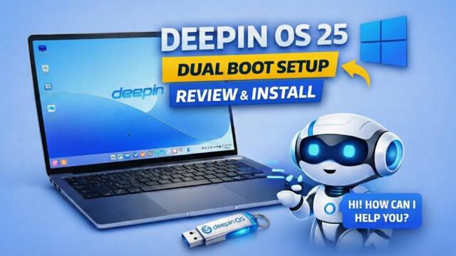 Deepin OS 25 Review + Installation Guide (Step-by-Step)