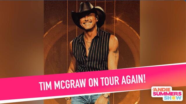 Tim McGraw On Tour Again!