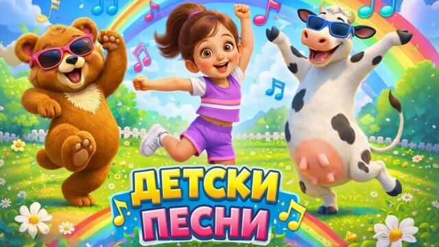 Хоп Хоп с мен скочи | Весели и Забавни Детски Песни