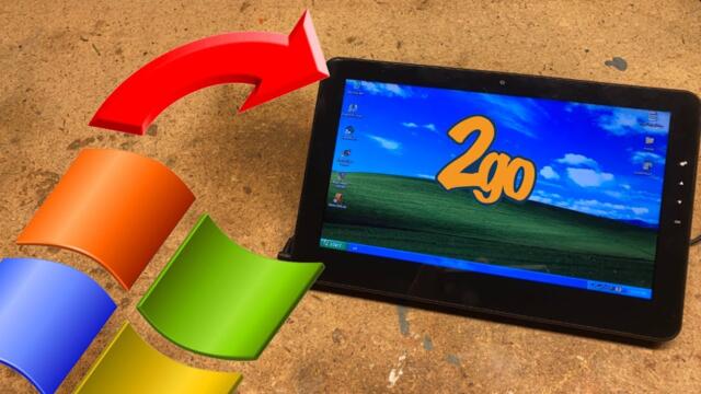 Installing Windows XP on the 2go PC Tablet