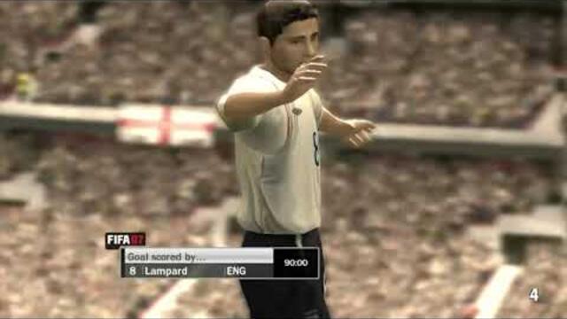 Lampard insane long range goal - FIFA 07