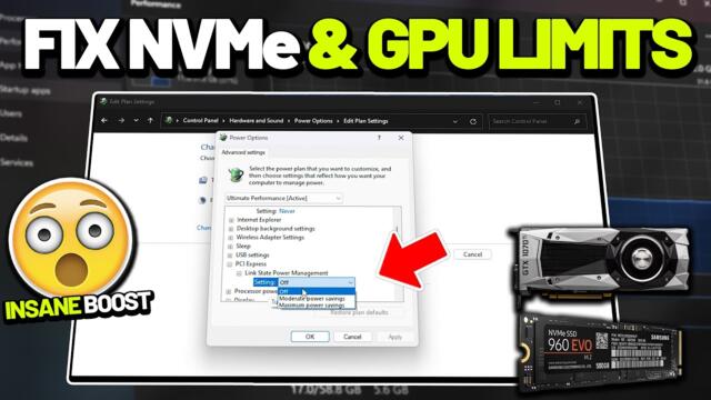 GPU & NVMe Stuttering? Disable This PCIe Setting for a HUGE Performance Boost