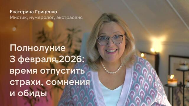 Полнолуние 3 февраля 2026: уйдут страхи, сомнения и обиды