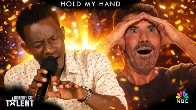 johGE Surprises  Britain's Got Talent with " Hold My Hand " Original song | Music | BTG |