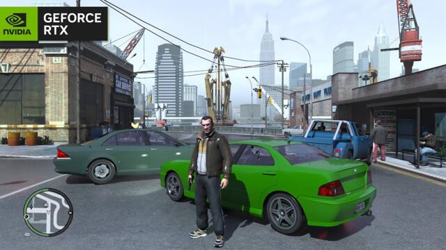 GTA IV RTX Remix Compatibility Mod 1.1.9 + AutoPBR Materials & Warcaco 4K Textures Gameplay