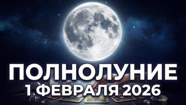 Полнолуние 1 февраля 2026. Что Луна хочет передать вам прямо сейчас? Какую тайну подсветить?