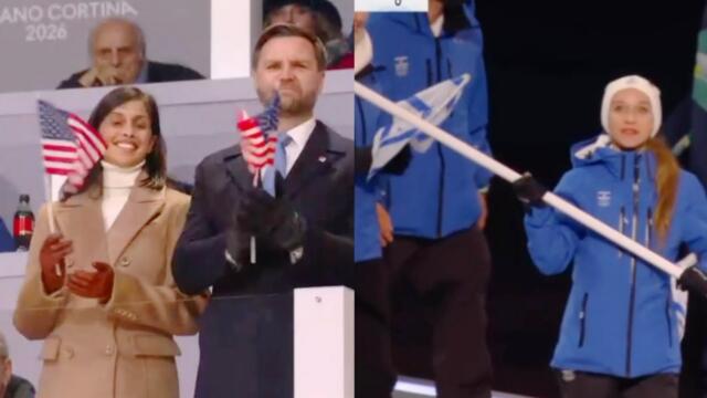 Israel & U.S. Vice President JD Vance got booed by Italian crowd at Winter Olympics Opening ceremony