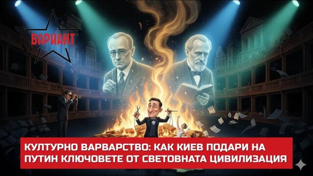 КУЛТУРНО ВАРВАРСТВО: КАК КИЕВ ПОДАРИ НА ПУТИН КЛЮЧОВЕТЕ ОТ СВЕТОВНАТА ЦИВИЛИЗАЦИЯ,  Вариант #781