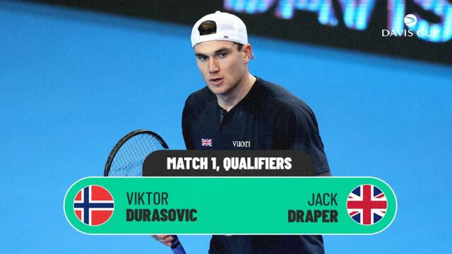 Jack Draper RETURNS! 🔥 | Norway v Great Britain | 2026 Davis Cup Qualifiers 1st Round Highlights