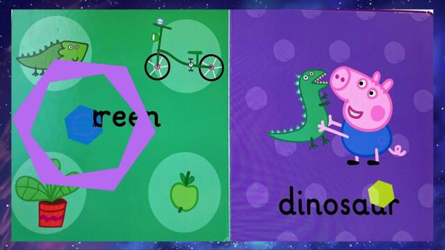 Peppa Colourful Rainbow 🌈   Let's Learn Colors  Red, Orange, Yellow, Green, Blue, Indigo, and Viole