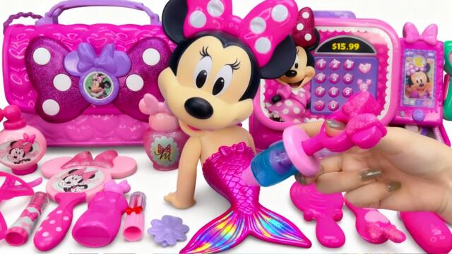 Minnie Mouse 2026🎀 Set Unboxing del maquillaje vs juego médico rosa de Minnie, colección de Disney