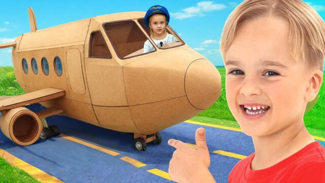 Mike becomes a pilot and saves his friends - best stories for kids