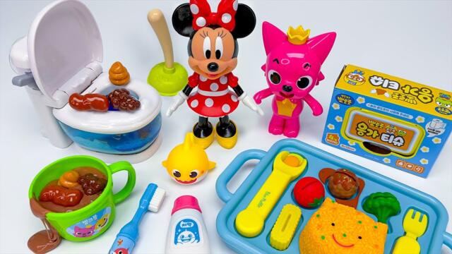 💩Mickey Mouse Potty Training Fidget Toys 💩🚽 Satisfying Unboxing ASMR 2026, Fidget-Toiletten-Spielset