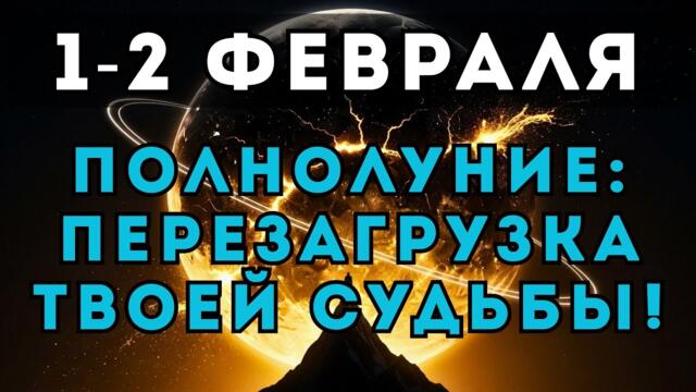 ПОЛНОЛУНИЕ 1-2 февраля — твоя точка невозврата! Что нужно знать СЕЙЧАС?