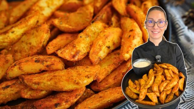 КАРТОФИ ПО СЕЛСКИ на фурна С АРОМАТНИ ПОДПРАВКИ