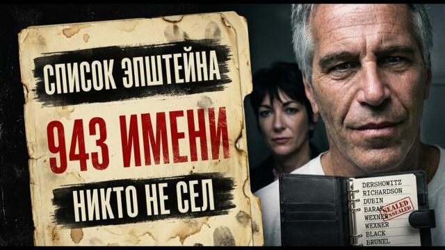 943 ФАМИЛИИ В СПИСКЕ ЭПШТЕЙНА: Почему файлы Эпштейна не разрушили систему?