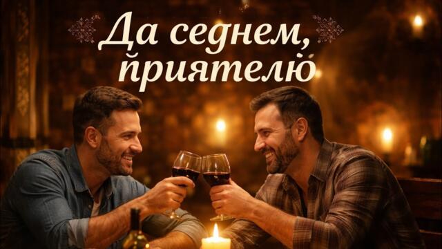 Да седнем, приятелю-песен за приятелството, честността и живота край масата.