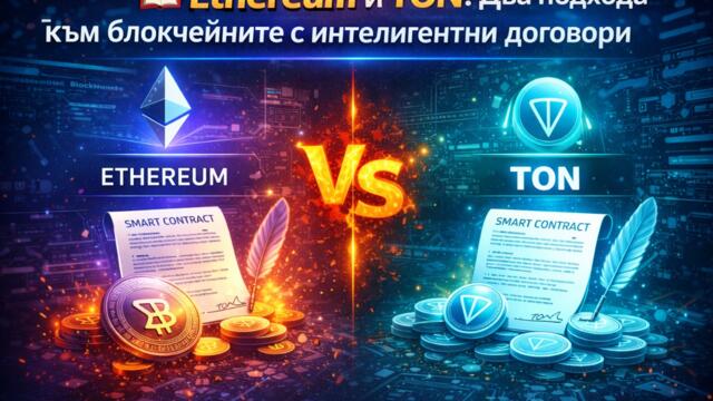 📚 Ethereum и TON: Два подхода към блокчейните с интелигентни договори