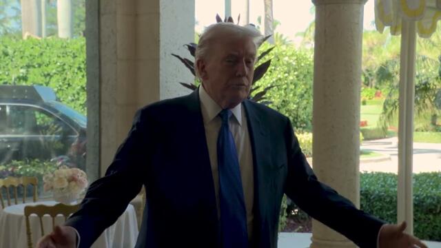 President Trump Gaggles with Press at Mar-a-Lago, Feb. 1, 2026