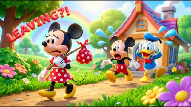 Minnie Mouse is MOVING AWAY! 😲 Funny Prank | Funny Mickey Mouse Animation