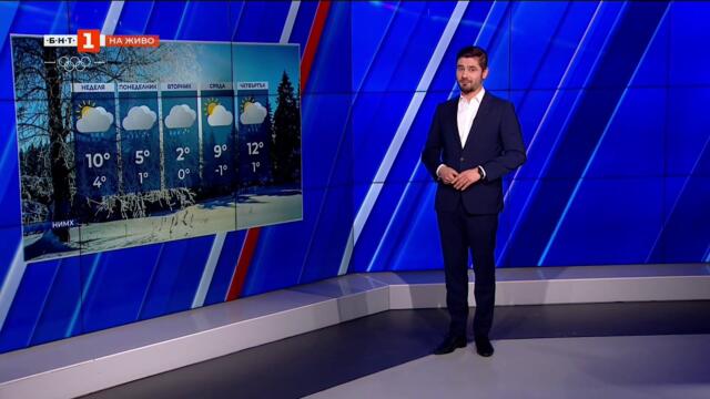 Дъжд, сняг и застудяване от понеделник, Още от БНТ - 08.02.2026 по БНТ