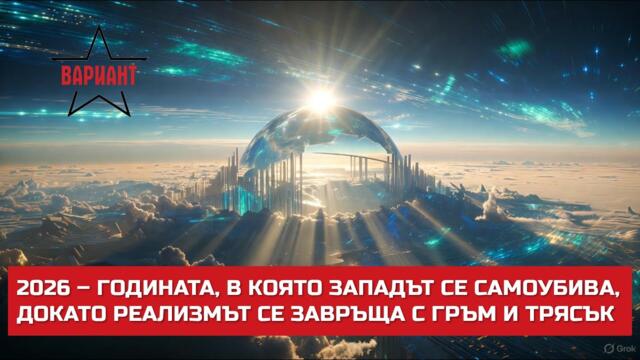 2026 – ГОДИНАТА, В КОЯТО ЗАПАДЪТ СЕ САМОУБИВА, ДОКАТО РЕАЛИЗМЪТ СЕ ЗАВРЪЩА С ГРЪМ И ТРЯСЪК, #746