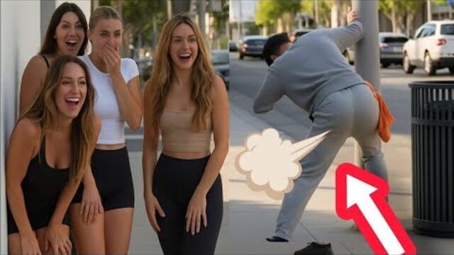 Epic Fart Prank Compilation in NYC! Try Not To laugh 😅 credit by @EpicFunCrew