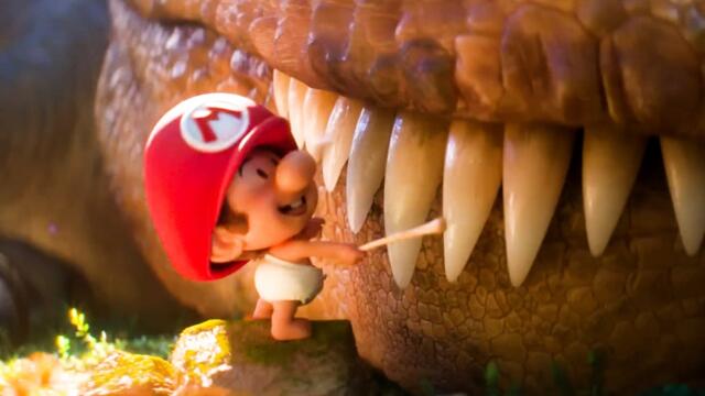 Супер Марио: Галактическое кино — “Марио против Ти-Рекса” Русский Трейлер (Субтитры, 2026)