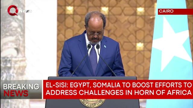 President El-Sisi, Somali counterpart hold joint press conference in Cairo