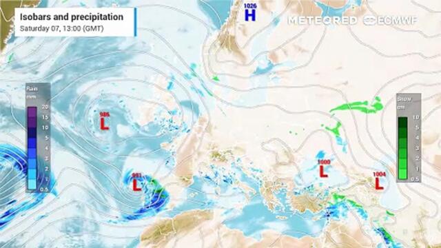 Meteored rain maps show when the UK could get respite from relentless rain