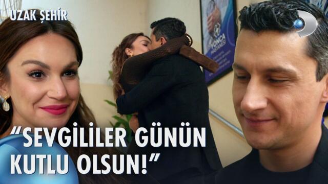 Nare'den Şahin'e Sevgililer Günü öpücüğü! | Uzak Şehir 49. Bölüm @kanald