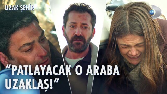 Cihan yanan arabada sıkıştı! | Uzak Şehir 49. Bölüm @kanald