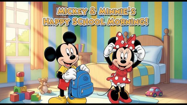 Mickey Mouse and Minnie Mouse Get Ready for School | 30-Minute Fun & Joyful Kids Story