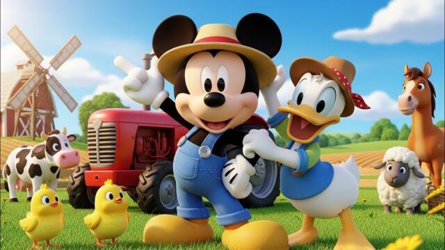 Mickey Mouse and Donald’s Happy Farm Adventure | Fun Kids Cartoon Farm Story