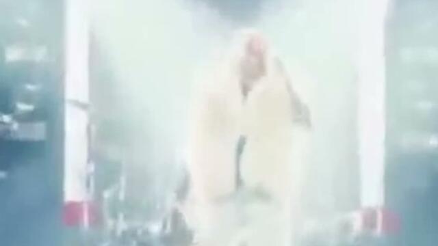 Kid Rock performs at Turning Point USA's alternative halftime show.