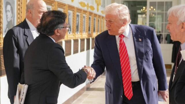 Donald Trump meets Colombian President amid tensions