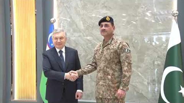 President of Uzbekistan, paid an official visit to GIDS as part of his visit to Pakistan.| ISPR