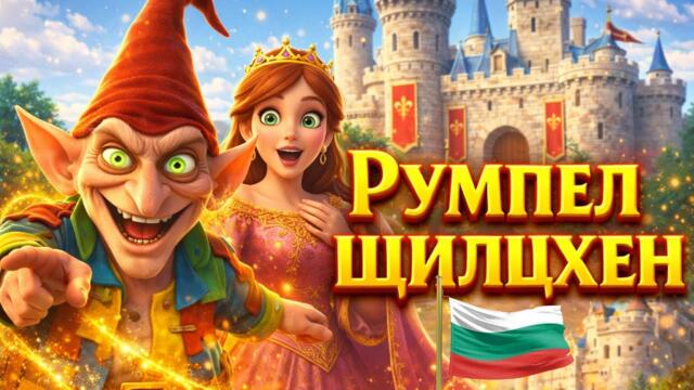 🧙‍♂️✨ РУМПЕЛЩИЛЦХЕН | Детска приказка на български | Злато от слама | Братя Грим