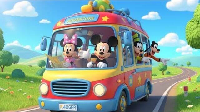 Mickey and Friends Big Bus Adventure | Fun Kids Cartoon Journey